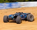 Miniatyrbillede 8 af 11: Traxxas Rustler 4x4 Ultimate VXL RTR TQ TSM Blå