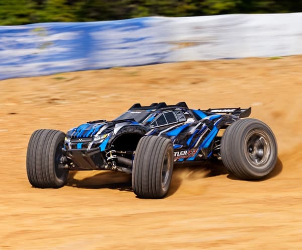 Traxxas Rustler 4x4 Ultimate VXL RTR TQ TSM Blå