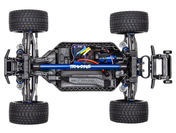 Traxxas Rustler 4x4 Ultimate VXL RTR TQ TSM Blå