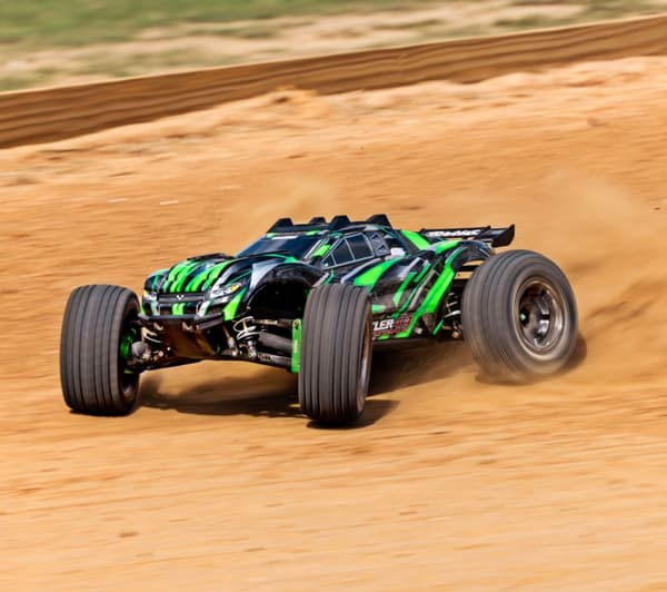 Traxxas Rustler 4x4 Ultimate VXL RTR TQ TSM Grøn
