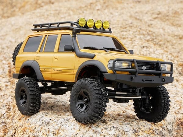FMS FCX18 Toyota Land Cruiser LC80 Gul