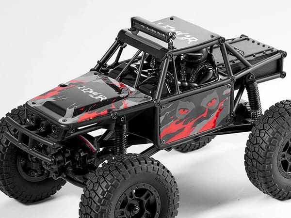 FMS FCX24 Lemur 1/24 Crawler Rød