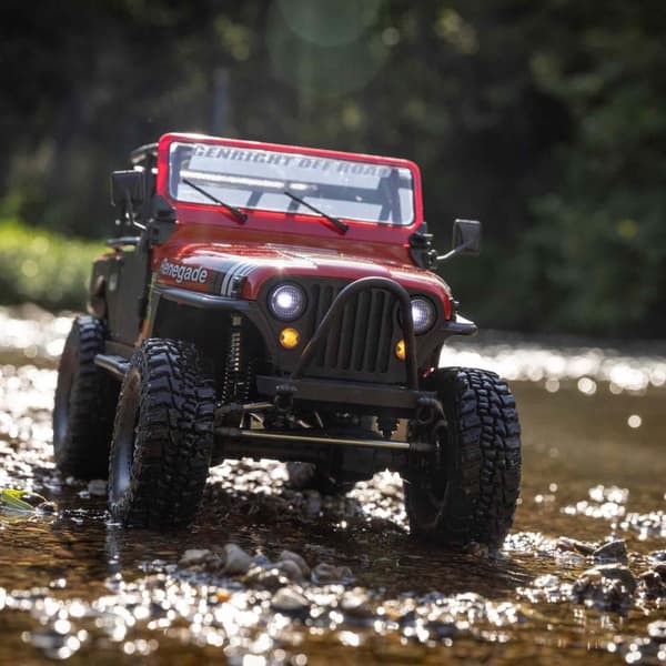 Axial SCX10 III Jeep CJ-7 4WD Rød RTR