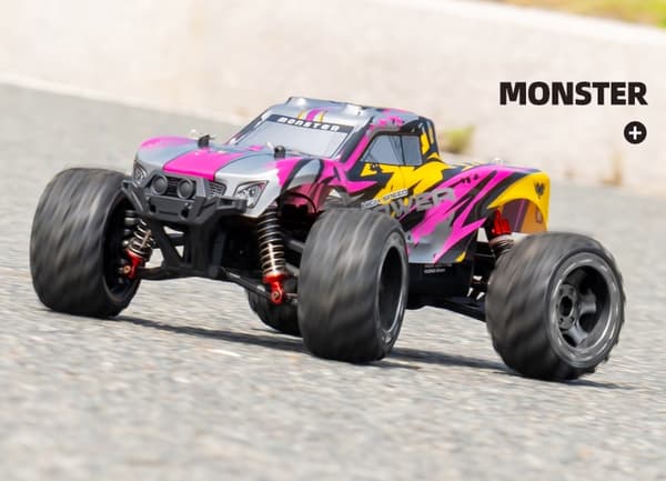 Guokai 1:16 4WD MonsterTruck Radiostyrd  Off-Road  2,4Ghz 35 km/h, Lila