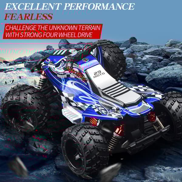 Guokai 1:16 4WD ATV Radiostyrd  Off-Road  2,4Ghz 35 km/h, Blå