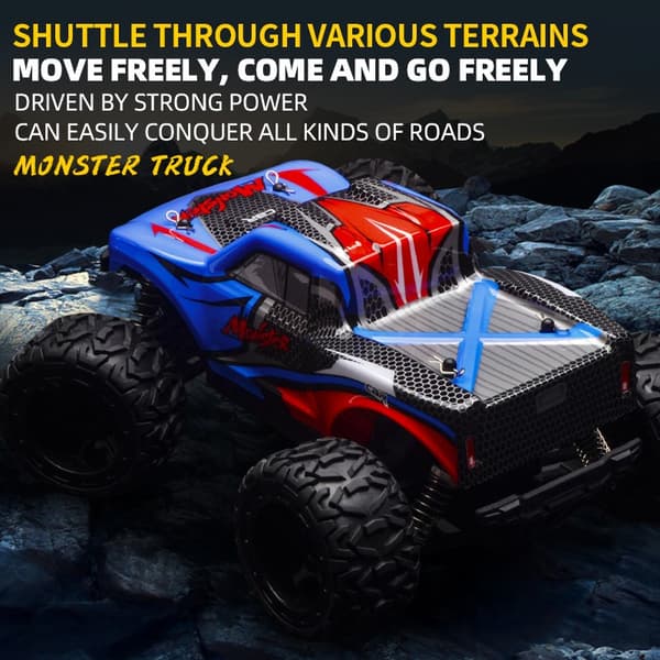 Guokai 1:16 4WD MonsterTruck Radiostyrd  Off-Road  2,4Ghz 35 km/h, Blå