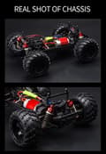 Miniatyrbild 6 av 8: Guokai 1:16 4WD MonsterTruck Radiostyrd  Off-Road  2,4Ghz 35 km/h, Blå
