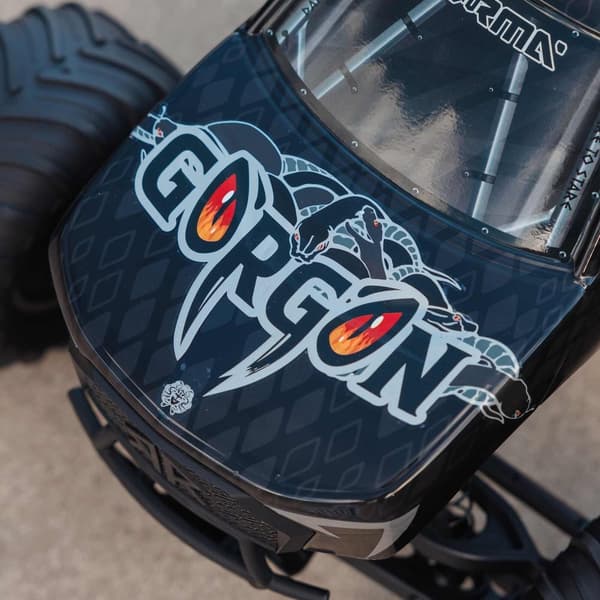 ARRMA Gorgon Mega 2WD Svart - RTA-kit