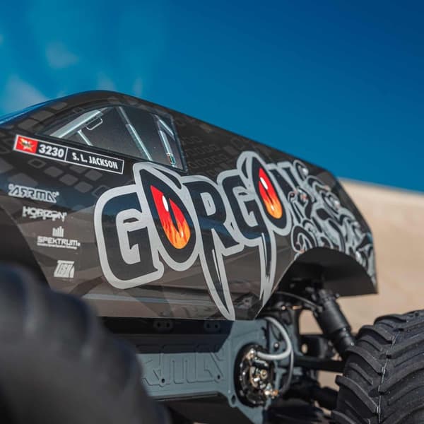 ARRMA Gorgon Mega 2WD Svart - RTA-kit