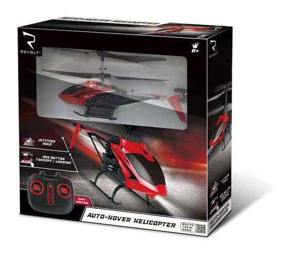 Radiostyrd S5H Airwolf Helikopter Röd Syma