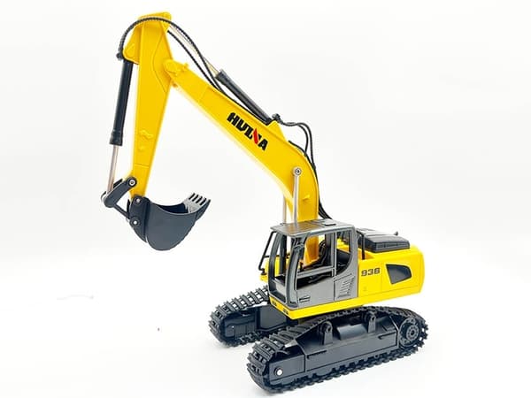 HuiNa gravemaskine og platformtrailer 1:24
