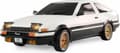 Miniatyrbillede 1 af 5: Amewi 21104 AE86 Sprinter Trueno Scale Drift Racing Car 1:18 RTR hvid