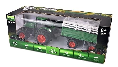 Amewi RC traktor med husdyrtransporter LiIon 500mAh grøn/6+ (22636)