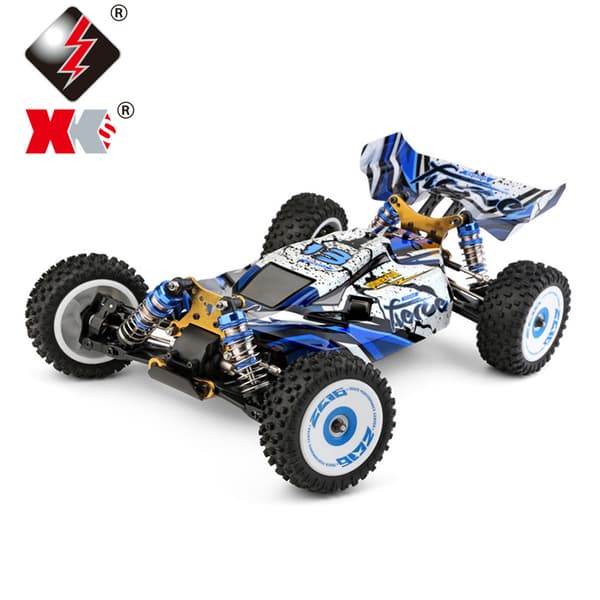 Wltoys 124017 Harjaton 4300KV Moottori 0.7M 19T RTR 1/12 2.4G 4WD 70km/h RC Autot Metallirunkoiset mallit Lelut Kaukosäädin Kuorma-auto