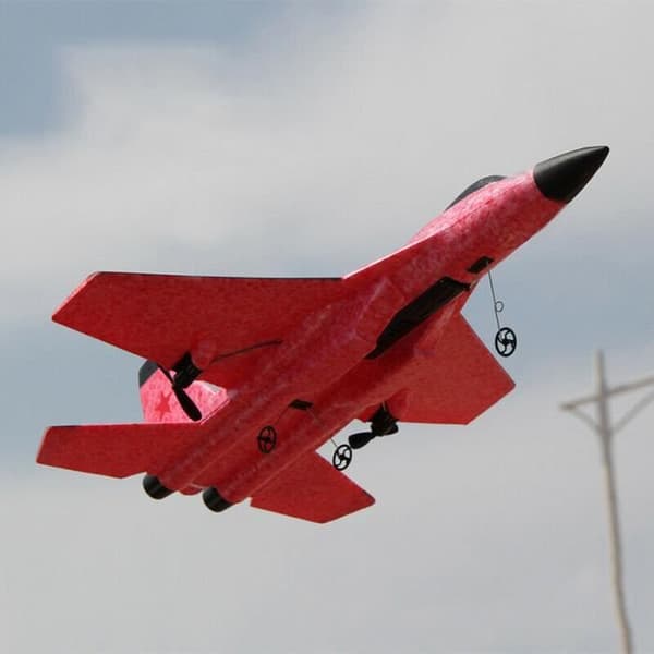 SHOP-STORY - FX AIRPLANE RED: Fjärrstyrda jaktflygplan typ FX-620 SU-35 Long Range Ultra Resistant Red