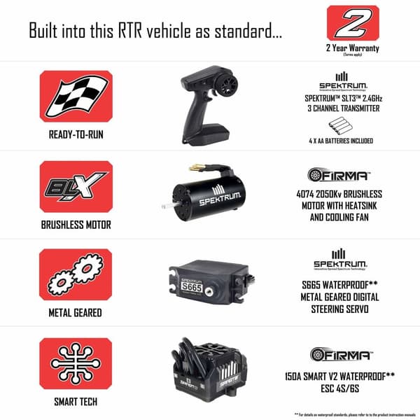 ARRMA Big Rock 4x4 6S BLX - RTR White
