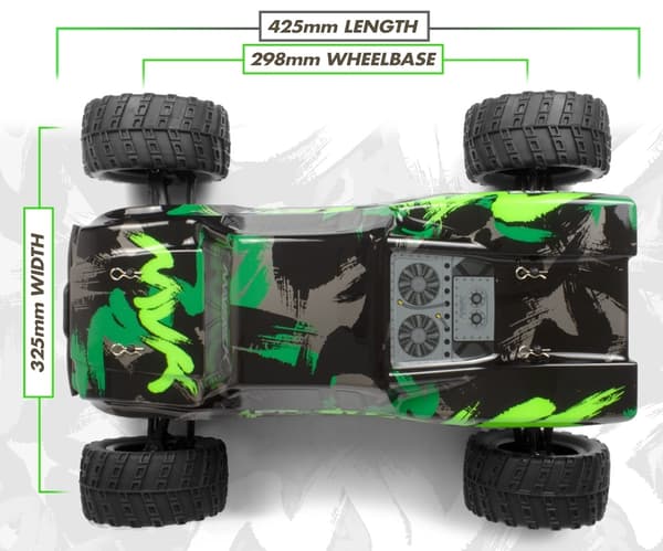 Maverick Phantom XT 1:10 4WD Green - Komplett