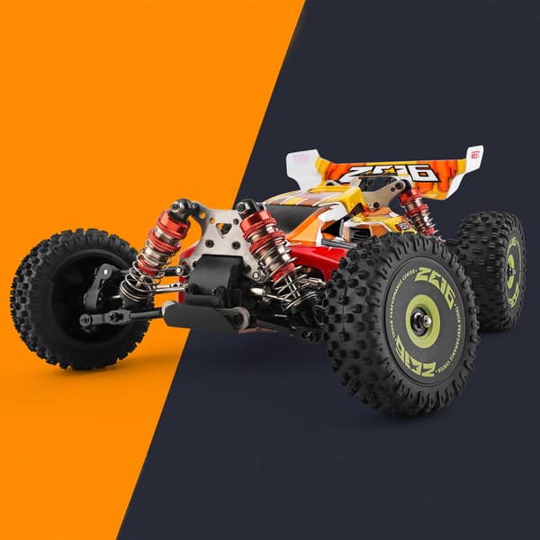 Wltoys 144010 1:14 2.4G 4WD High Speed ​​​​Racing Harjattomat RC-ajoneuvomallit 75 km/h RC-kuorma-autot