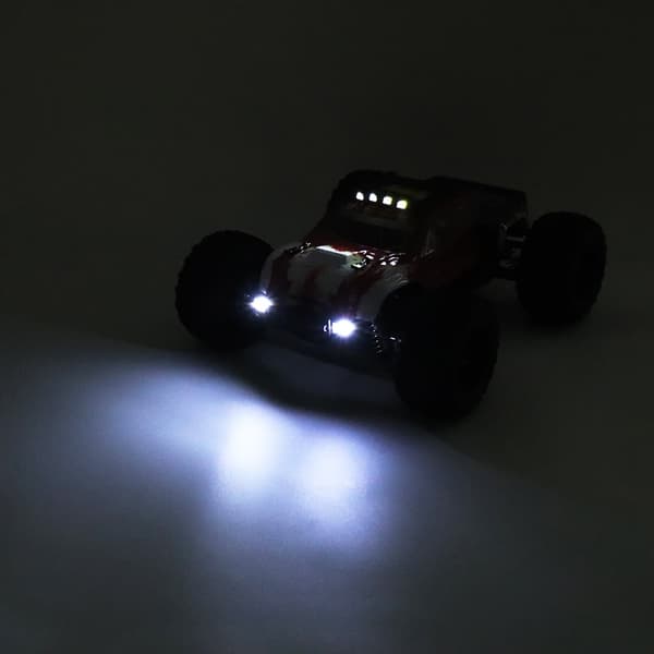 HAIBOXING 2996A RTR børsteløs 1/10 2,4G 4WD RC bil 45km/t LED lys Fuldproportionalt terrængående crawler Monster RC lastbil med 2 batteri