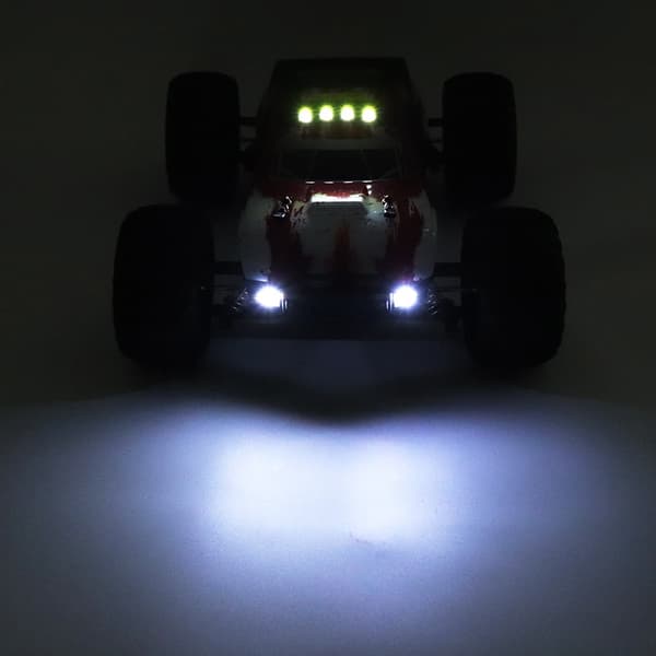 HAIBOXING 2996A RTR børsteløs 1/10 2,4G 4WD RC bil 45km/t LED lys Fuldproportionalt terrængående crawler Monster RC lastbil med 2 batteri