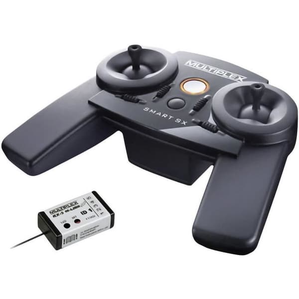 Multiplex SMART SX M-LINK manuell radiokontroll - 5 kanaler - 2,4 GHz Svart
