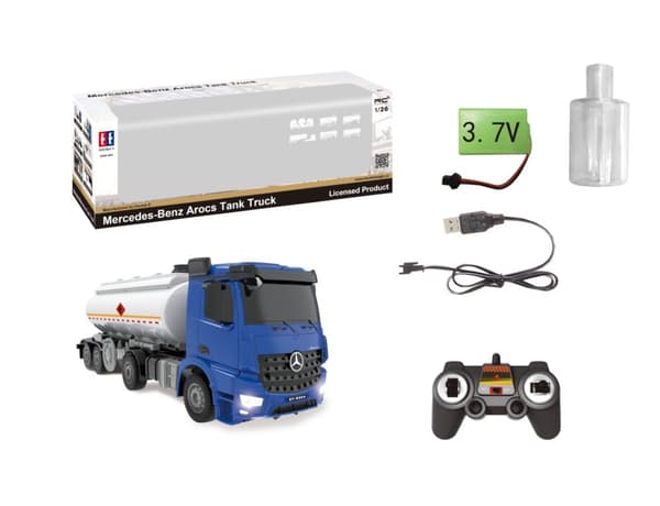 Mercedes-benz Arocs fjärrstyrd tankbil 1:26