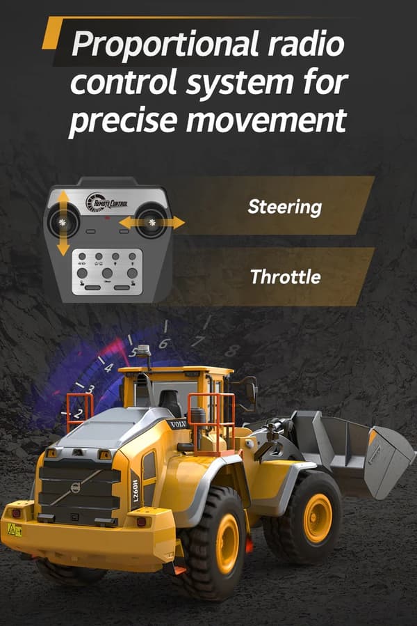 Volvo grävmaskin / Graveko L260H PRO 2.4G 1:16