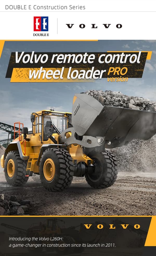 Volvo grävmaskin / Graveko L260H PRO 2.4G 1:16