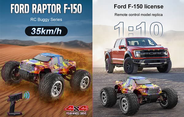 Ford F-150 Raptor RC Fjärrstyrd Buggy 1:10