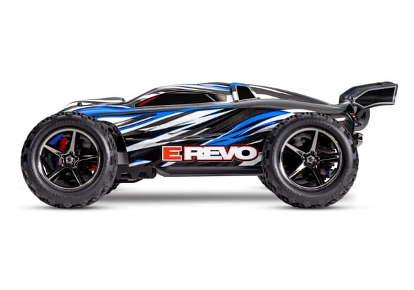 Traxxas E-Revo 1/16 4WD Borstad RTR TQ - Blå