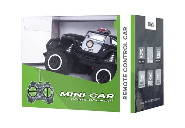 Mini fjernstyret bil REBEL POLITIET