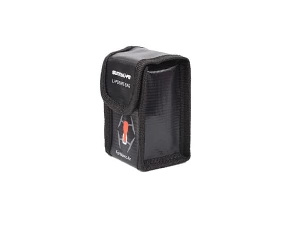 DJI-sikkerhedsetui til RC-batterier | Lipo Anti-eksplosion beskyttende etui | Brandsikker opladningsetui, størrelse 60X90X50mm | Til MAVIC AIR batteri
