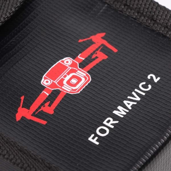 DJI - Sikkerhedsetui til RC-batterier | Lipo Anti-eksplosion beskyttende etui | dimensioner 115x110x73 mm | MAVIC 2 batterier