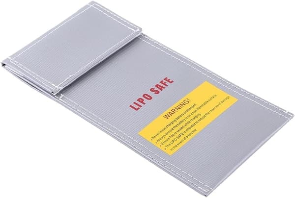 Yunique - Sikkerhedsetui til RC-batterier | Lipo Anti-eksplosion beskyttende etui | Brandsikker opladningsetui, størrelse 100x200mm