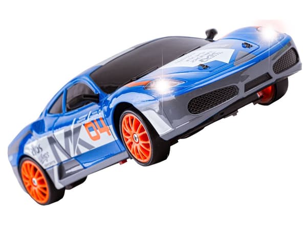 Drift Car, Auto RC Drift 1:24 2,4 GHz 4WD BLÅ FERRARI