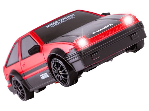 Drift Car, Auto RC Drift 1:24 2,4 GHz 4WD RÖD TOYOTA