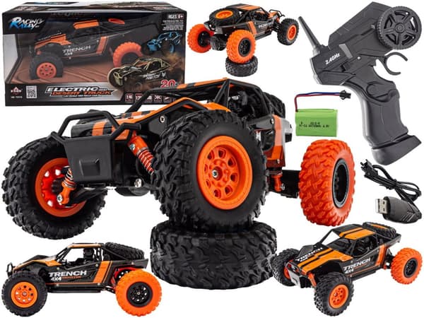 Desert Truck 4WD 2,4 GHz 1:24 20 km/h Oranssi HB-SM2402