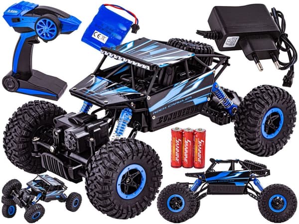 RC-auto ROCK CRAWLER 2.4GHz 1:18 Sininen