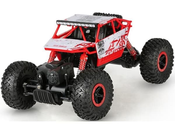 Rc Car ROCK CRAWLER 2,4 GHz 1:18 punainen