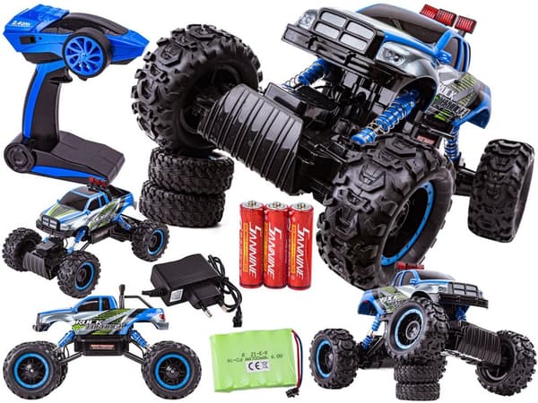 Bil Auto Rock Crawler 1:14 2,4GHz 4WD Blå