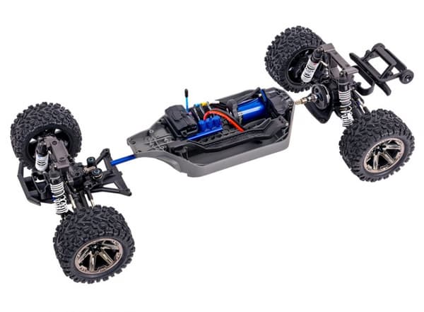 Traxxas Rustler 4x4 VXL RTR TQI TSM HD Blue