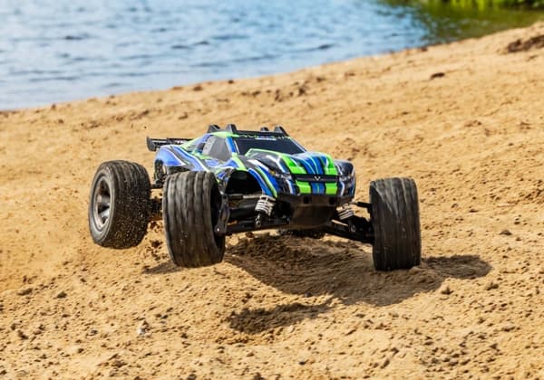 Traxxas Rustler 4x4 VXL RTR TQI TSM HD Grön