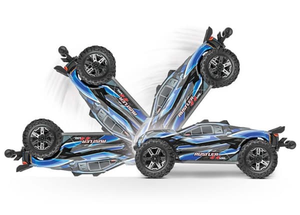 Traxxas Rustler 4x4 VXL RTR TQI TSM HD Grön