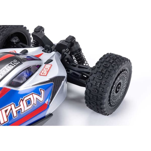 ARRMA Typhon Grom Mega 4WD Blå/Silver - RTR