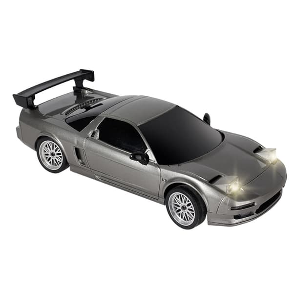 LDRC 1803 RTR 1/18 2.4G RWD RC bil NSX Drift Gyro LED lys On-Road Fuldt proportionelle racerkøretøjer modeller Legetøj, grå