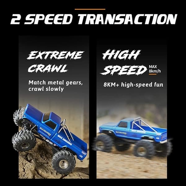 FMS FCX24 Smasher 1/24 Monster Truck Red V2