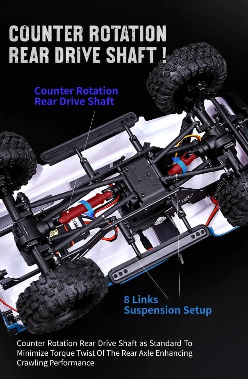 Furitek CR-18P 2024 Rushmore 4x4 1/18 Met Cyan