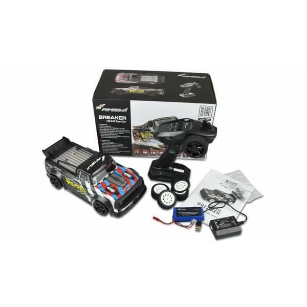 AMEWI Breaker Pro Radiostyrd Sportbil - Elmotor - Skala 1:16 - 4WD