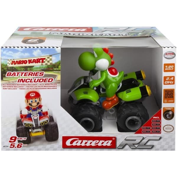 Radiostyrd quad Mario Kart™, Yoshi - CARRERA-LEKSAKER - 2,4 GHz-teknik - Utomhus