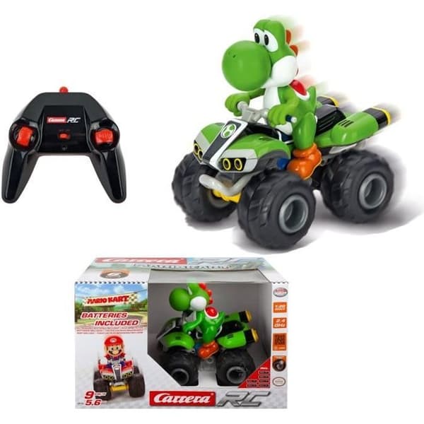 Radiostyrd quad Mario Kart™, Yoshi - CARRERA-LEKSAKER - 2,4 GHz-teknik - Utomhus